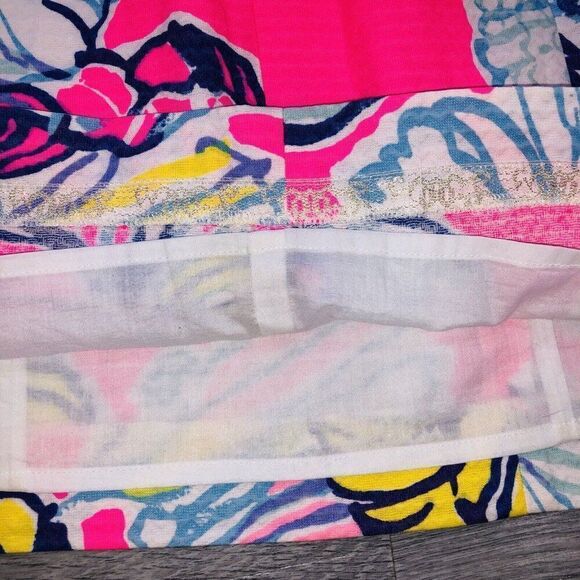 Lilly Pulitzer Iggy Shift Dress Womens Size 0 Kir Royal Swept By The Tides 21013 - Picture 12 of 16